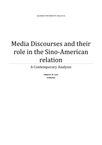 In the contemporary media discourse, the Sino