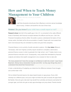How and When to Teach Money Management to Your Children
