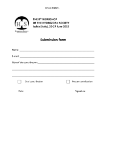 Abstract submission form