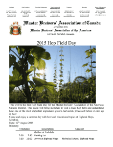 MBAC 2015 Hop Field Day - the Master Brewers Association of