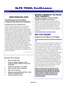 SLPS TESOL Excellence - Issue 6