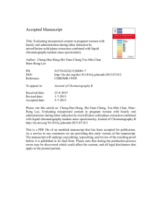 Accepted Manuscript Title: Evaluating misoprostol content in