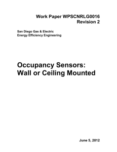 WPSDGENRLG0016 Rev2 Occupancy Sensors