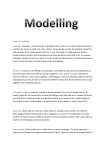 Types of modelling