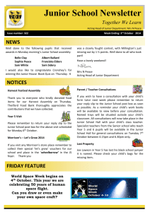 JS Newsletter 322 - 3rd October 2014