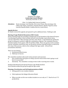 Leadership Council Meeting Minutes – 111412 – Final