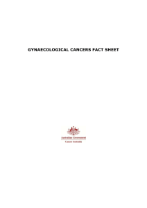 Gynaecological cancers fact sheet