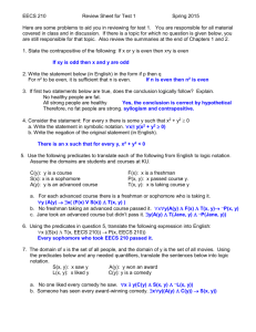Review sheet answers