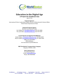 Education in the Digital Age A Project for Southeast Asia