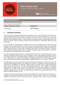1. Executive summary - International Federation of Red Cross and