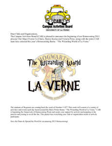 2015 homecoming packet - Sites at La Verne