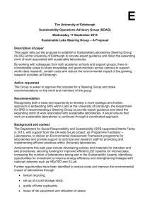 Paper E - Sustainable Labs Steering Group Proposal - Papers