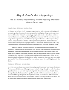 May and June`s Art Happenings