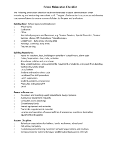 Principals checklist