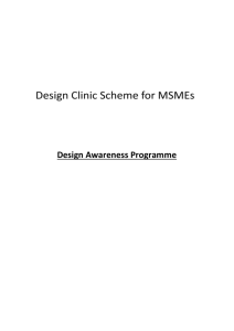 Guideline & Format - Design Clinic Scheme