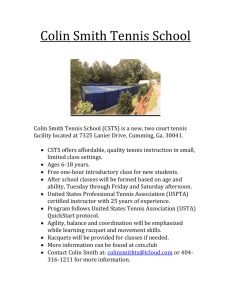 Collin Smith Tennis School