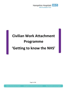 Civilian Work Attachment Programme