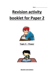 Power Revision Book