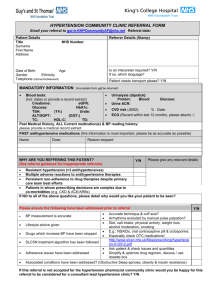 Hypertension community clinic referral form (june 2013)
