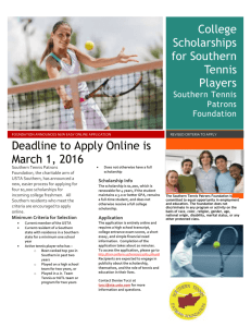 Deadline to Apply Online is March 1, 2016