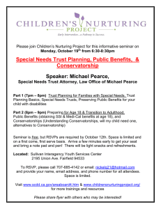 Michael Pearce Seminar Oct. 19th 2015
