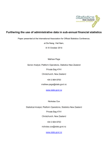 Furthering the use of administrative data in sub