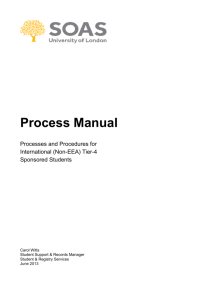 The attached process manual