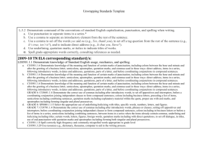 2009-10 TN ELA corresponding standard/s