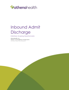 Inbound Admit Discharge