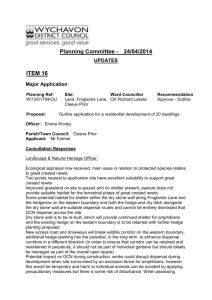 Planning Committee - 24/04/2014 UPDATES ITEM 16 Major