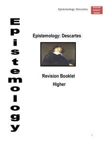 Epistemology: Descartes