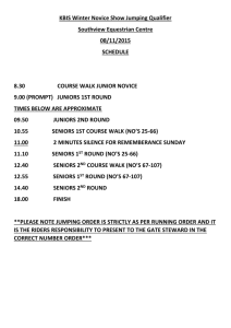 schedule - British Riding Clubs Area 20