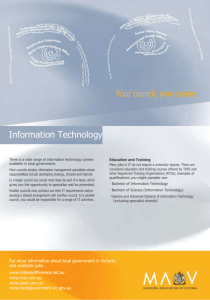 Information technology career fact sheet (Word