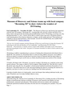 Press Release - Museum of Discovery and Science