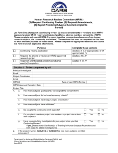 Continuing Review, Form B - Virginia Department for Aging and