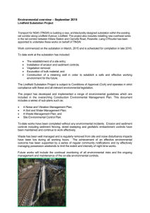 Lindfield Substation Environmental Overview