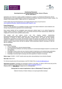 Postdoctoral Researcher Nanobiophotonics and Imaging Research