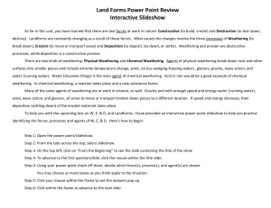 Land Forms Power Point Review Interactive Slideshow