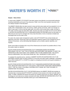 News Article - Waters Worth It