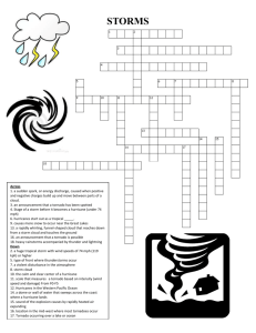 Storms crossword puzzle