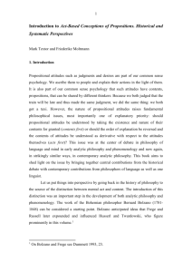Act-Based Conceptions of Propositional Content. Contemporary and