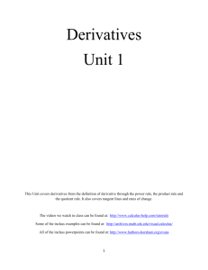 Derivative Packet