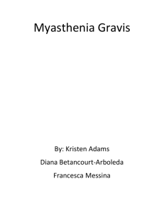 Myasthenia Gravis - City Tech OpenLab