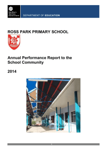 School Annual Performance Report template