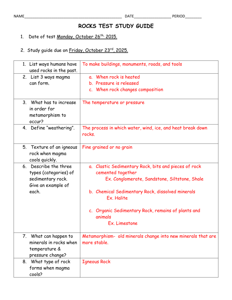 29 Sedimentary Rocks Worksheet Answers - Notutahituq Worksheet Information