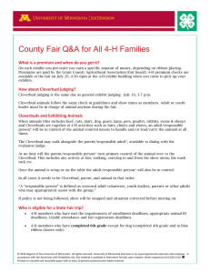 County Fair Q&A for All 4-H Families