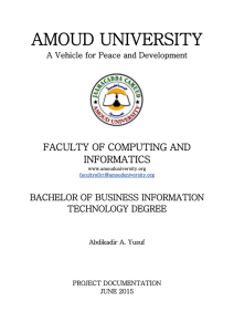 Bachelor of Business Information Technology