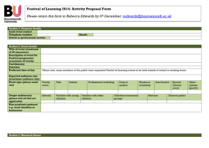 FoL 2014 event proposal form