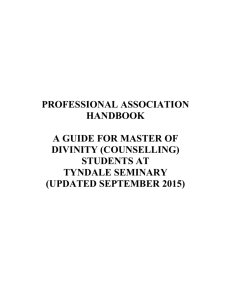 professional association handbook