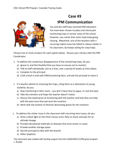 Case Scenario #3: IPM Communication